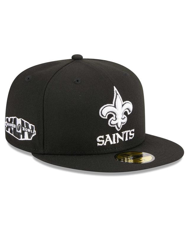 Mens New Era New Orleans Saints Main Patch 59FIFTY Fitted Hat Product Image