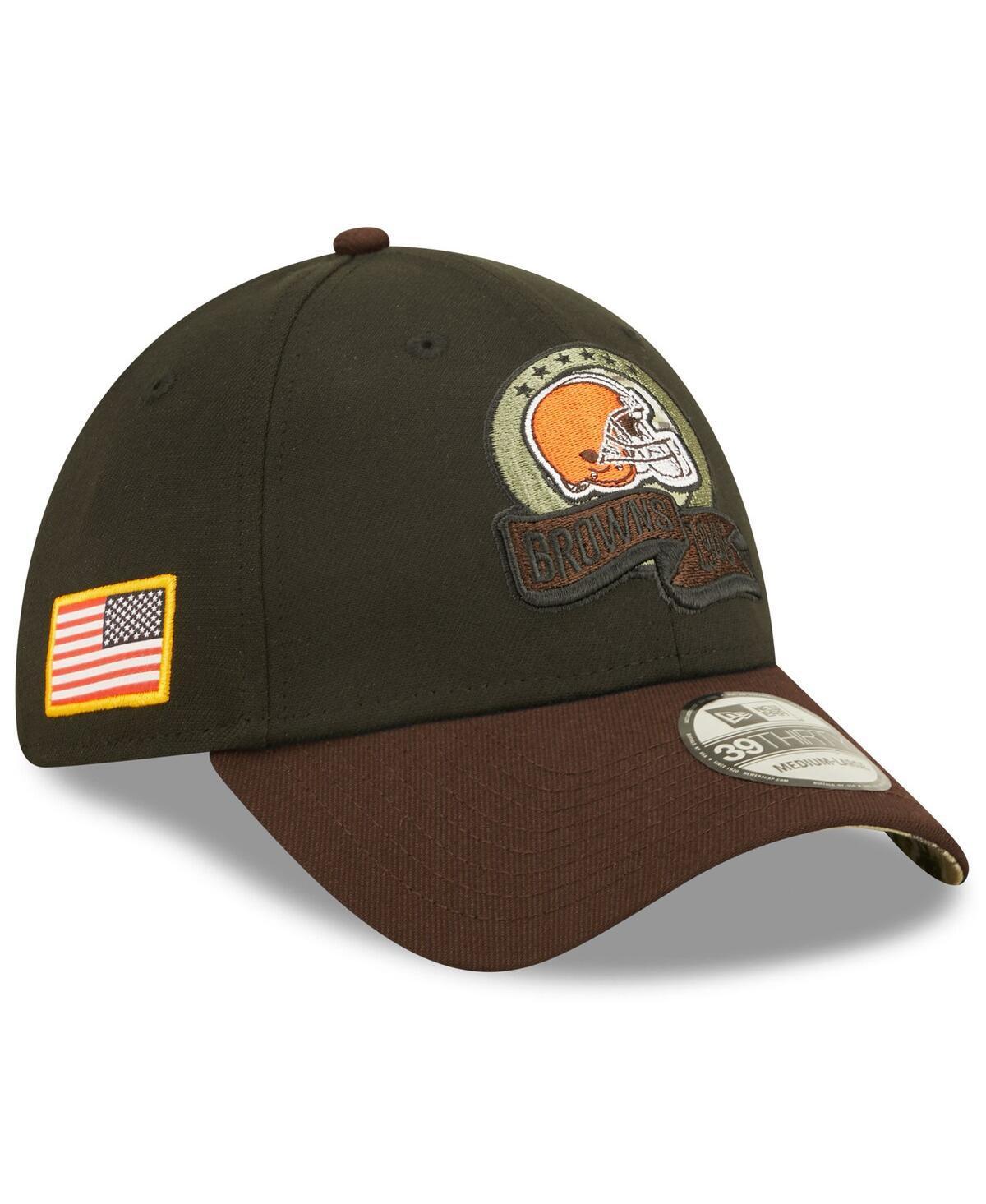 Mens New Era Black Cleveland Browns 2022 Salute To Service 39THIRTY Flex Hat - Black Product Image