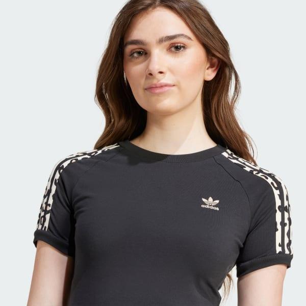 Leopard 3-Stripes Tee Product Image