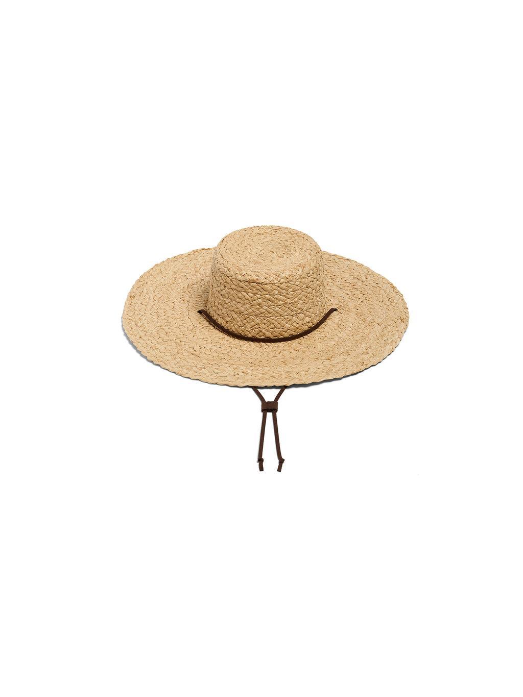 Raffia Lifeguard Hat - Natural Product Image