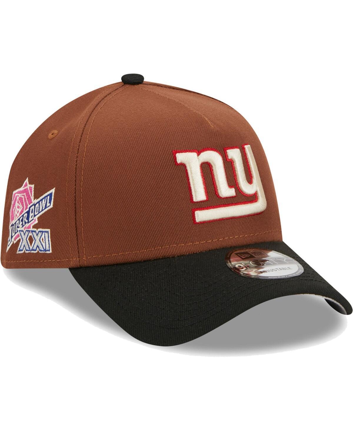 Mens New Era /Black New York Giants Harvest A-Frame Super Bowl XXI 9FORTY Adjustable Hat Product Image