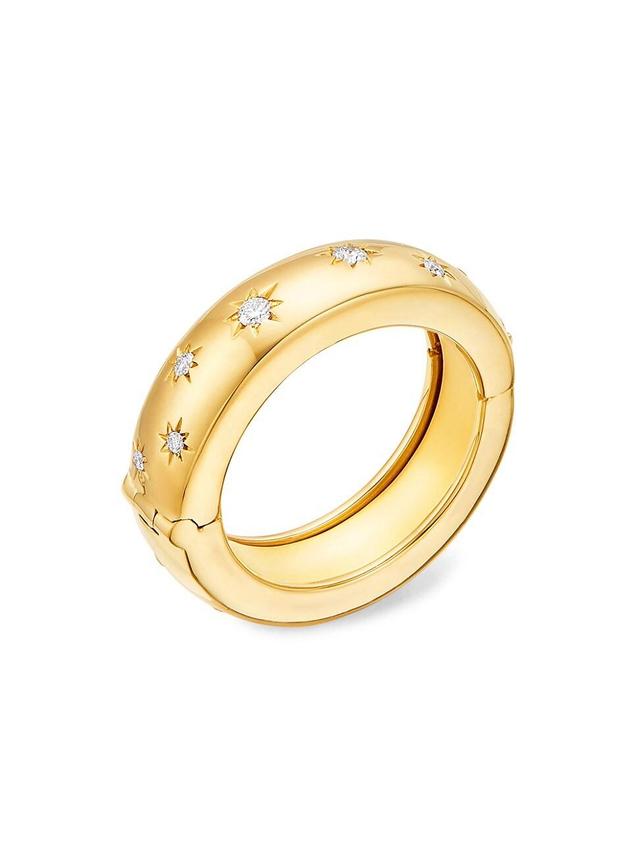 Womens Cosmos 18K Yellow Gold & Diamond Secret Band Product Image