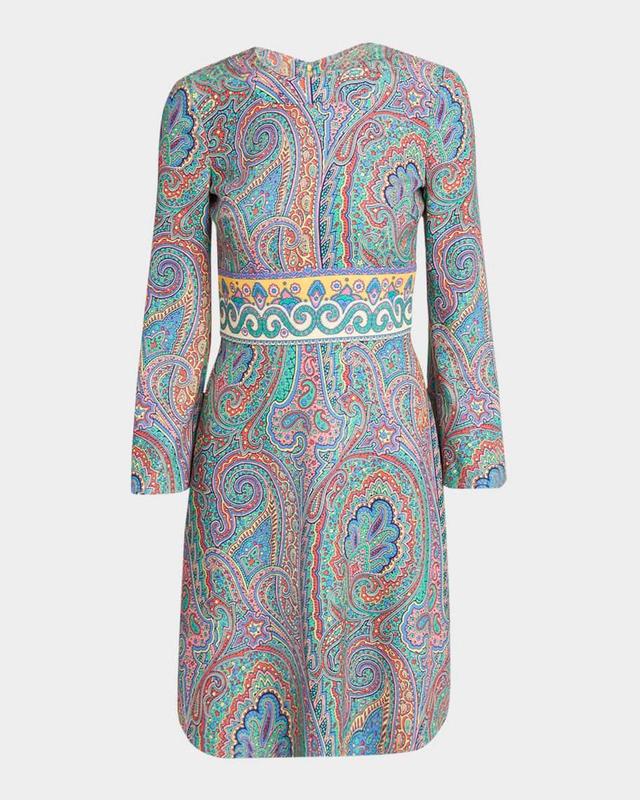 Paisley Knee-Length Dress Product Image