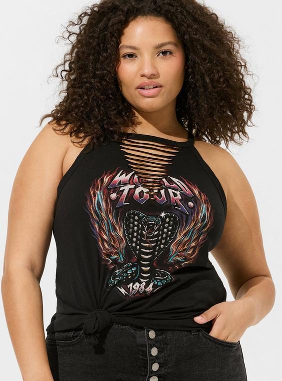 Flame Cobra Heritage Jersey Hi-Neck Slash Cami Product Image