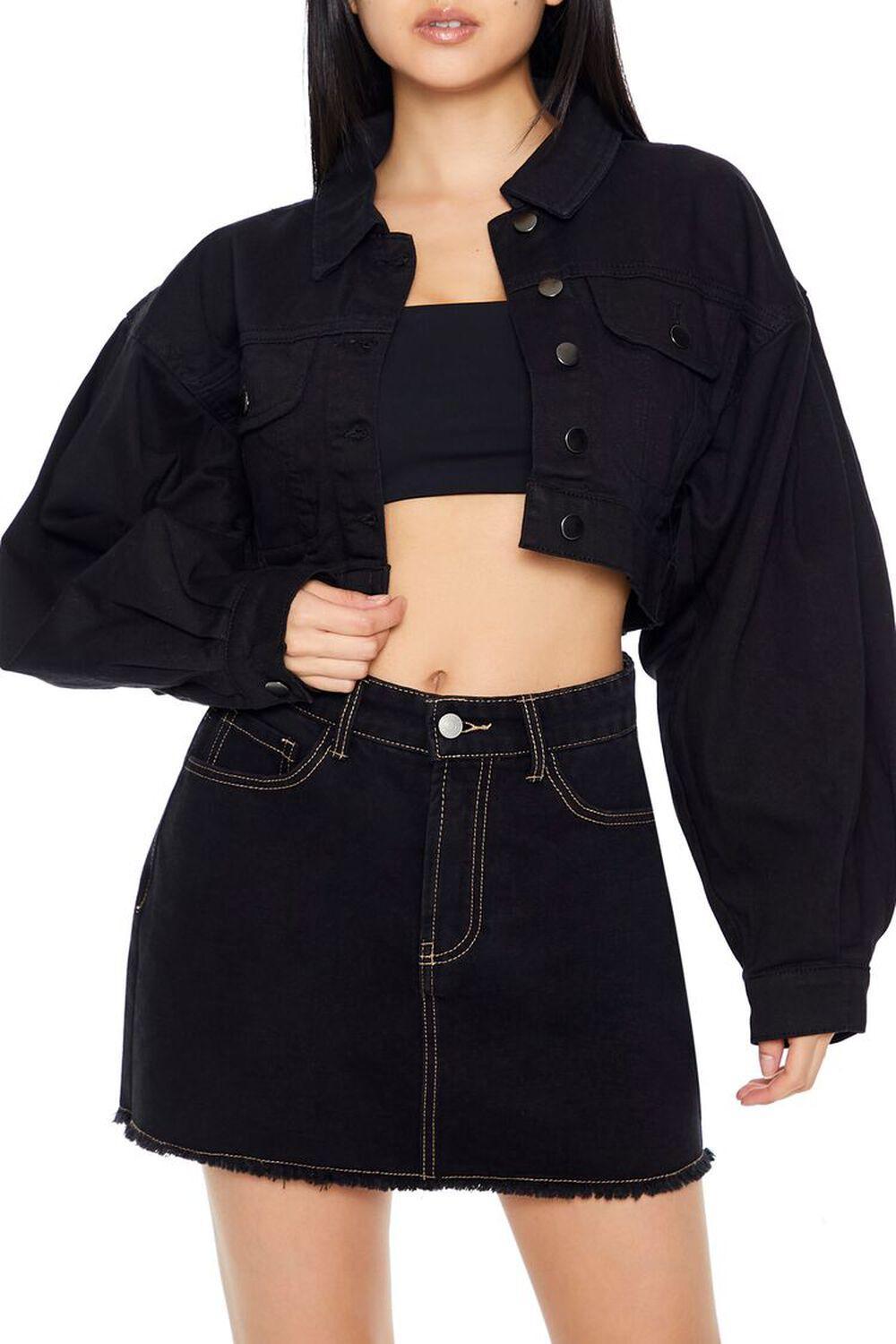 Cropped Denim Jacket | Forever 21 Product Image