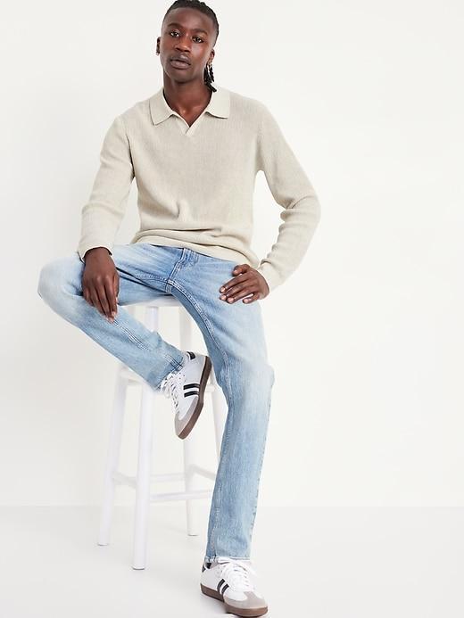 Relaxed Fit Polo Sweater Product Image