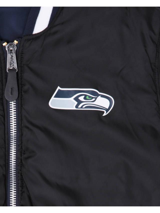 SEATTLE SEAHAWKS X ALPHA X NEW ERA MA-1 BOMBER JACKET Product Image