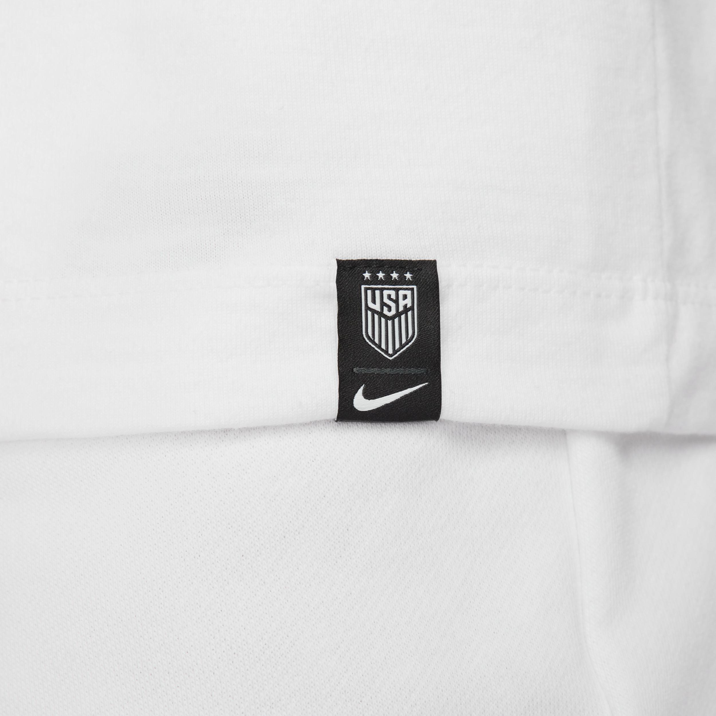 Womens Nike White Usmnt Swoosh T-shirt Product Image