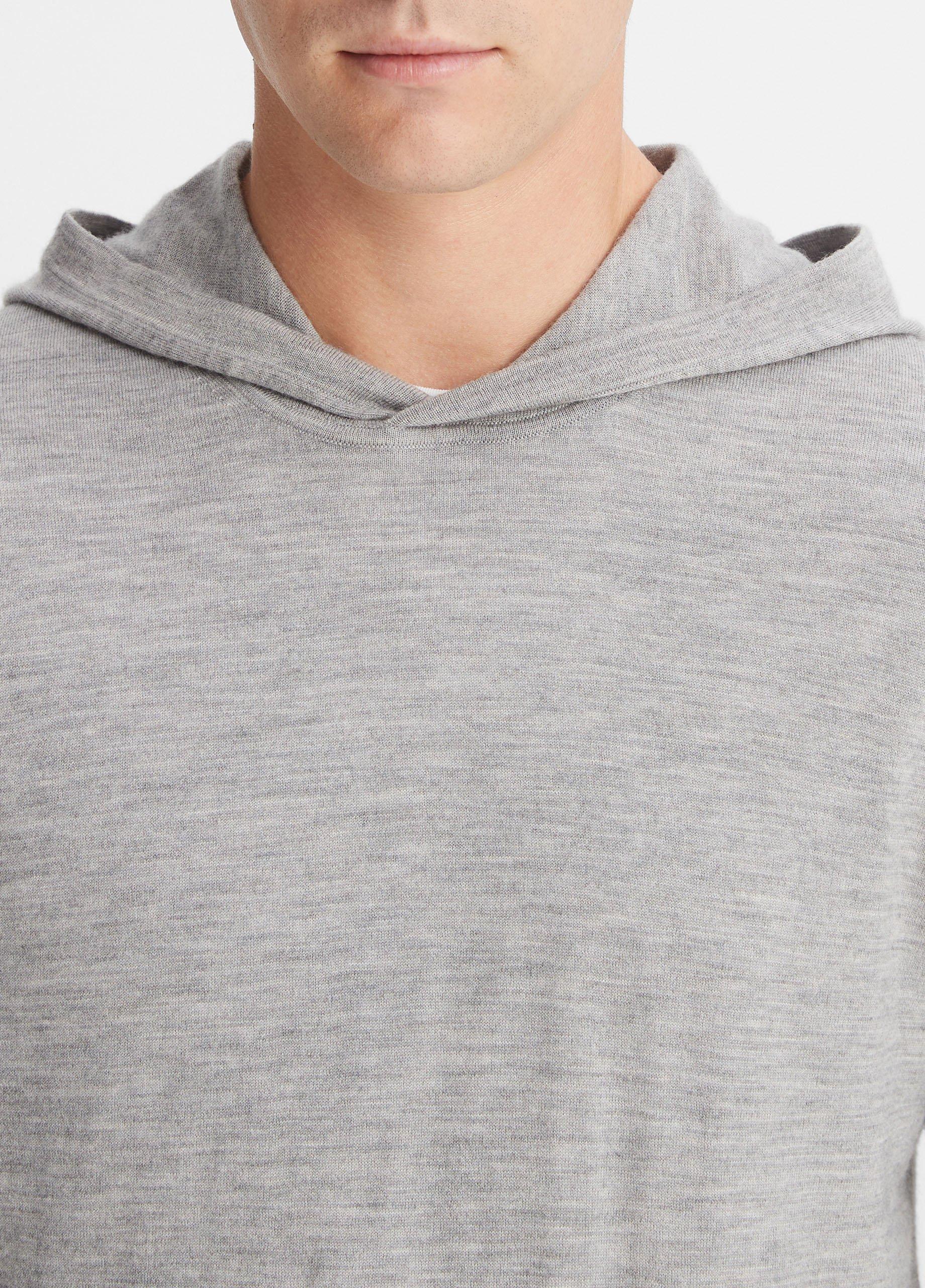 Featherweight Wool Cashmere Pullover Hoodie Product Image