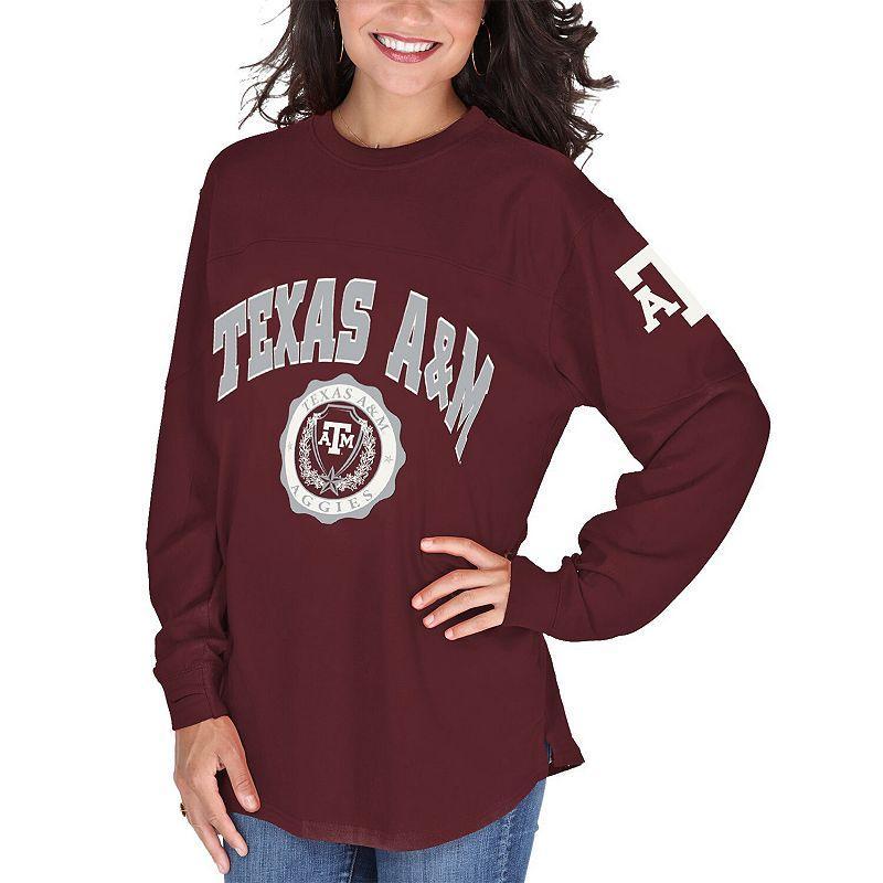 Womens Maroon Texas A&M Aggies Edith Long Sleeve T-Shirt Product Image