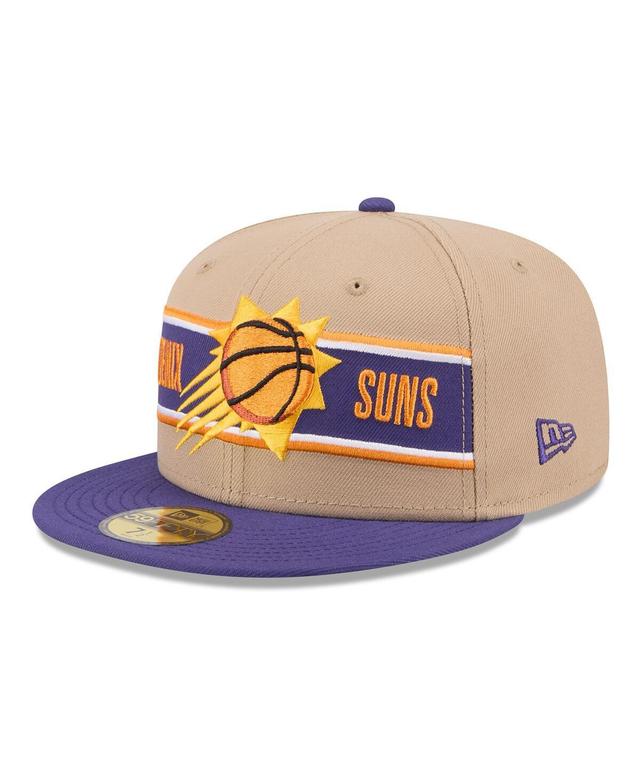 Mens New Era Tan/Purple Phoenix Suns 2024 NBA Draft 59FIFTY Fitted Hat Product Image