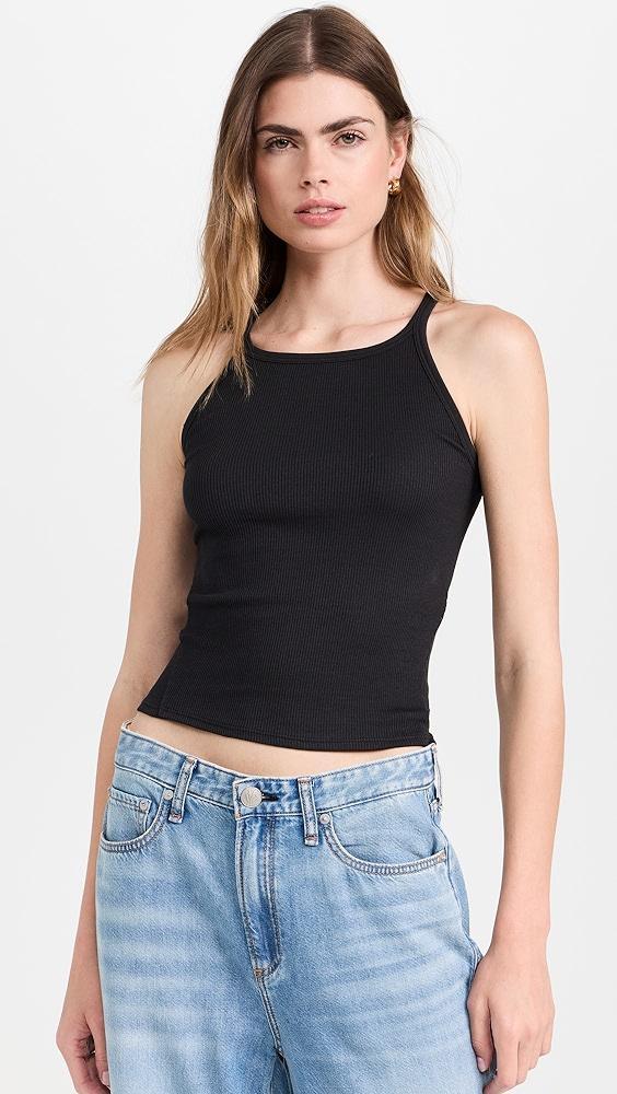 rag & bone The Essential Rib Long String Tank | Shopbop Product Image