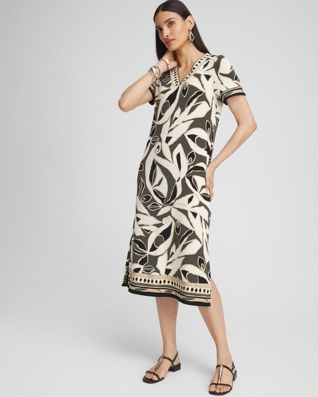 Women's Travelers Paisley Border Print Dress Product Image