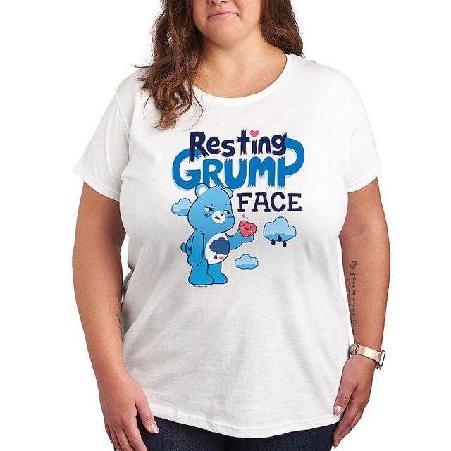 Plus Care Bears Resting Grump Face Graphic Tee, Womens Product Image