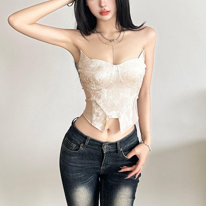 Paneled Tube Top Product Image