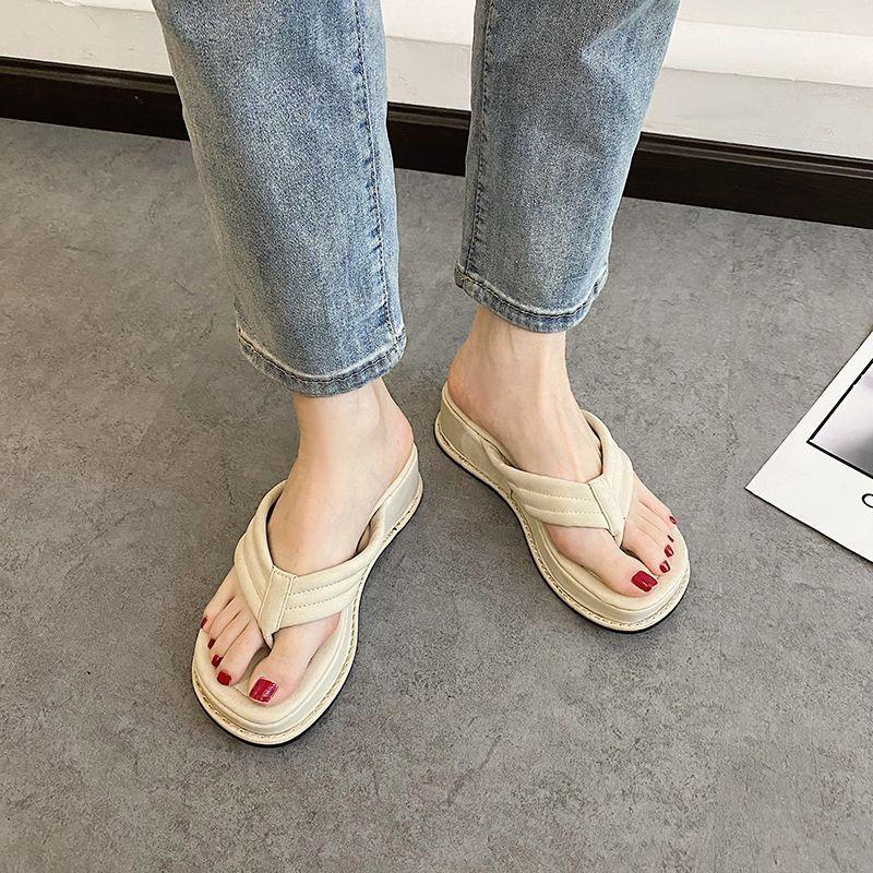 Platform Wedge Heel Flip-Flops Product Image