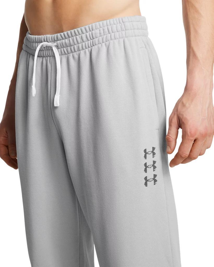 Men's UA Rival Fleece Textured Sliced 'N Diced Pants Product Image