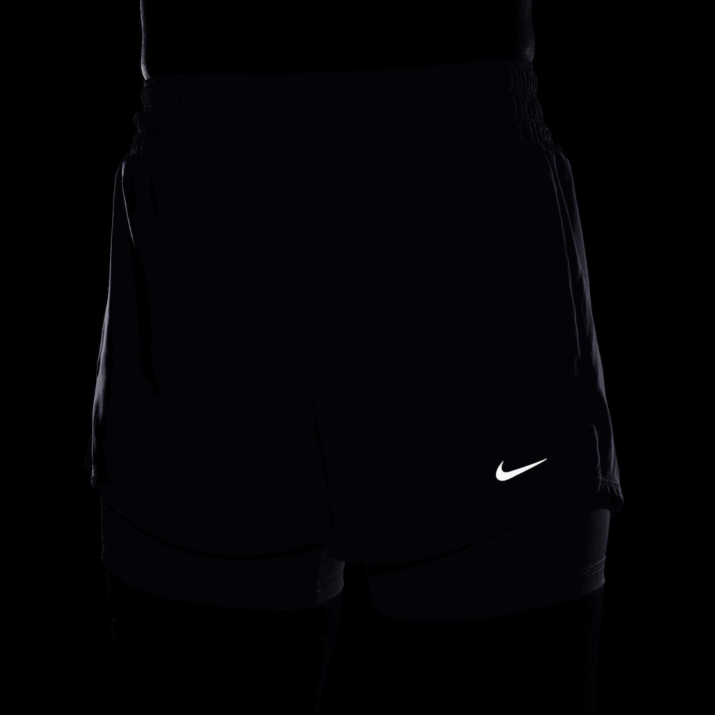 Nike Women's One Dri-FIT High-Waisted 3" 2-in-1 Shorts Product Image