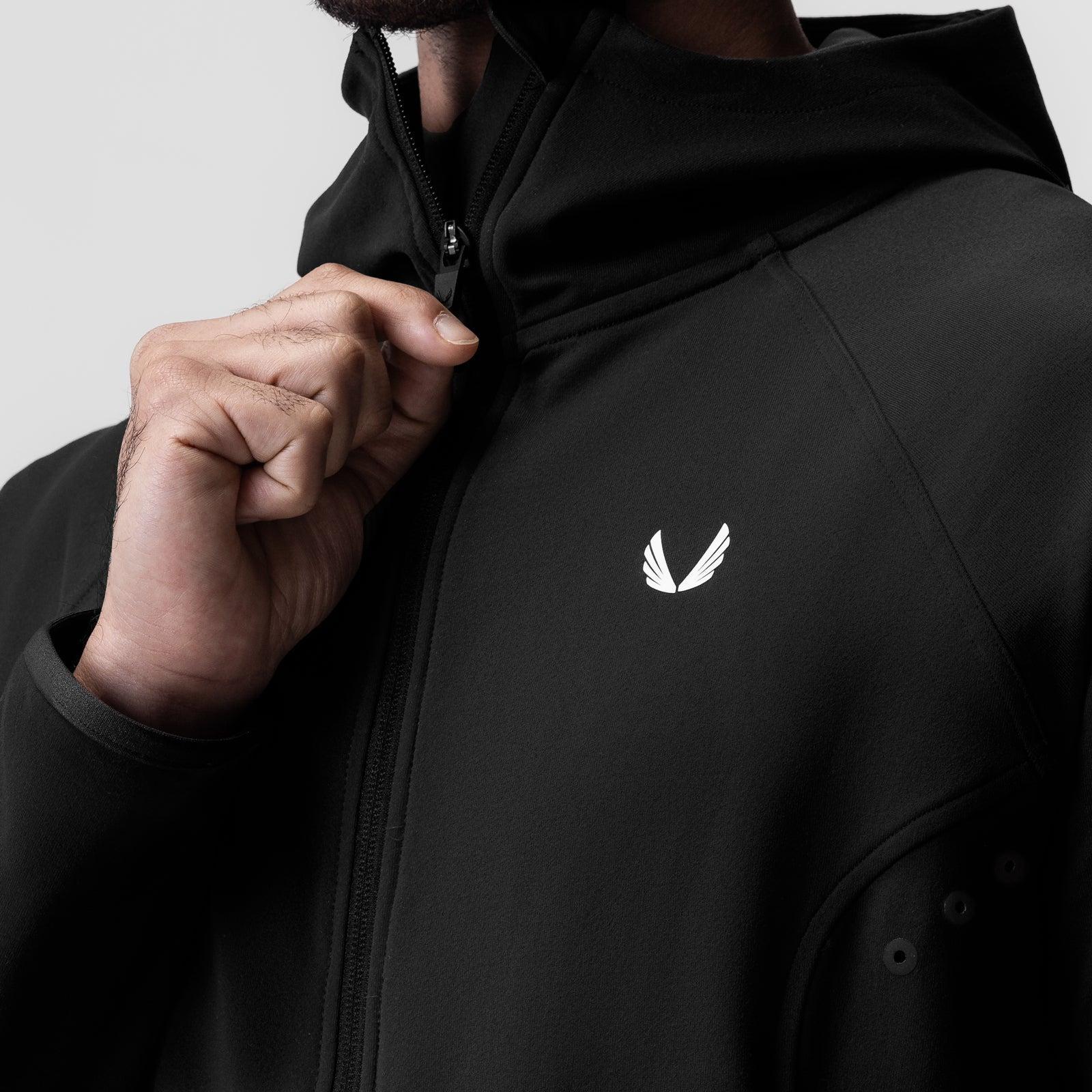 0943. Performance Fleece Zip Hoodie - Black Product Image