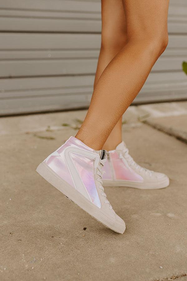 The Daphne Vintage Metallic Sneaker Product Image