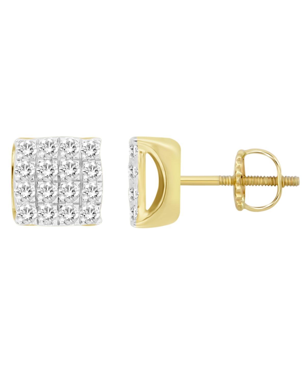 Mens Diamond (3/4 ct.t.w.) Earring Set in 10k Yellow Gold Product Image