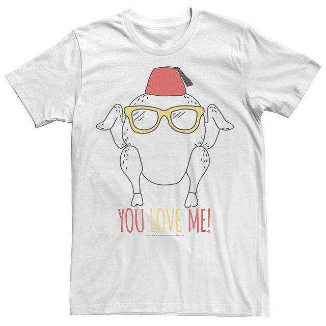 Big & Tall Friends TV Show Turkey You Love Me! Tee, Mens Product Image