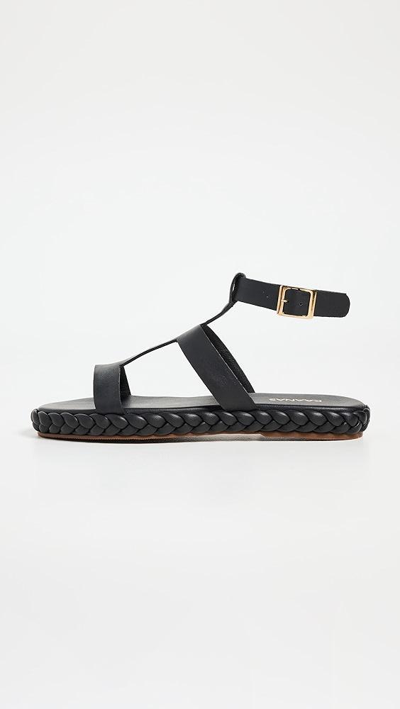 KAANAS Cedros T Strap Cage Sandals | Shopbop Product Image