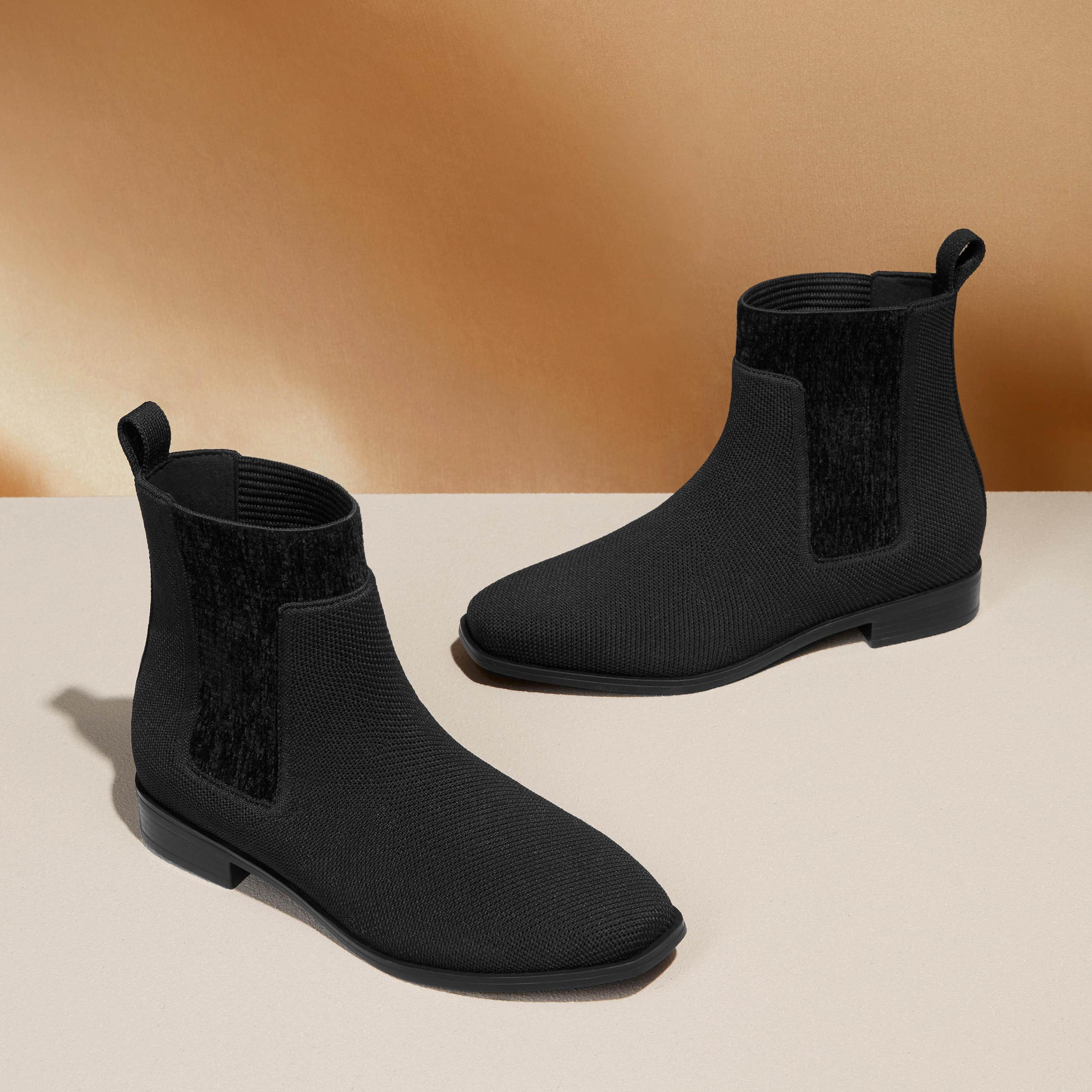 Square-Toe Water-Repellent Ankle Boots (Riley Pro) Product Image