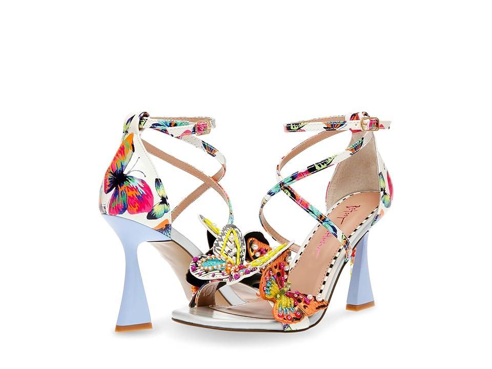 Blue by Betsey Johnson Trudie Heeled Sandals Butterfly) Women's 1-2 inch heel Shoes Product Image