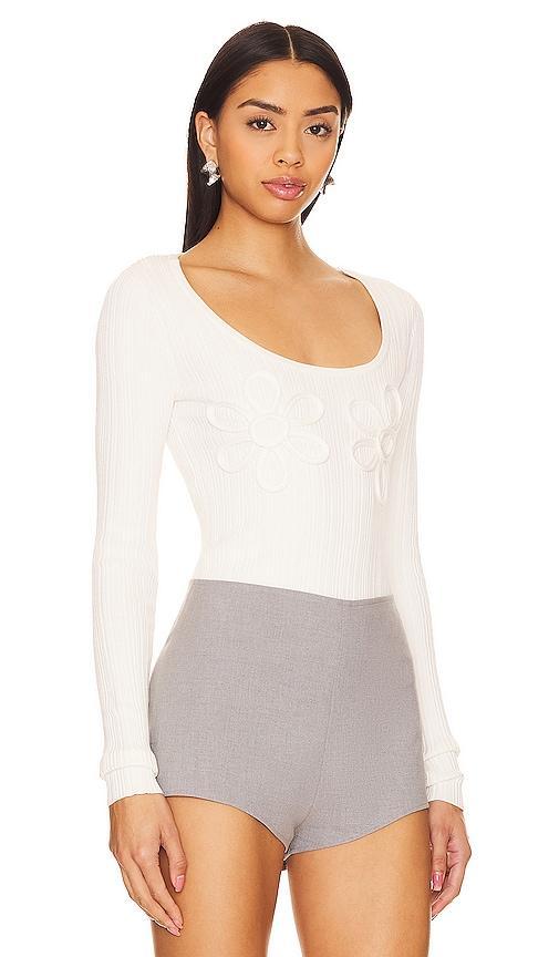 Lovers and Friends Quinella Sweater in Ivory. - size M (also in S, XL, XS) Product Image