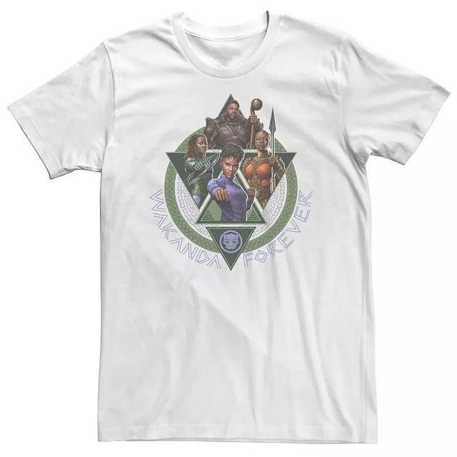 Big & Tall Marvel Wakanda Fover Special Wakanda Squad Shuri Okoye Nakia M Baku Tee, Mens Product Image