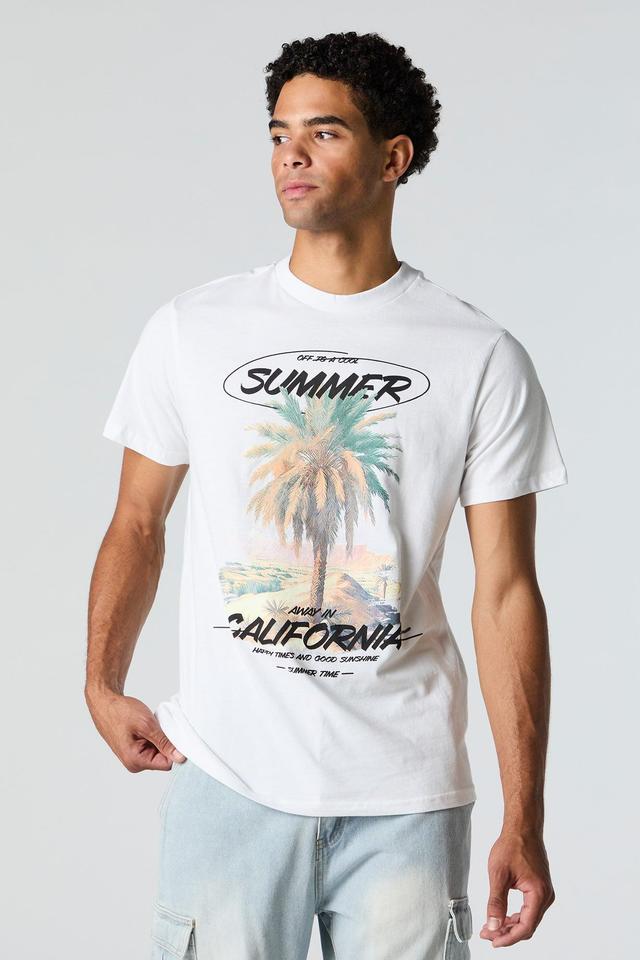 California Summer Graphic T-Shirt Male Product Image