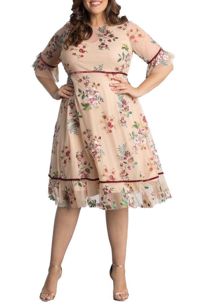 Wildflower Embroidered Dress - Plus Product Image