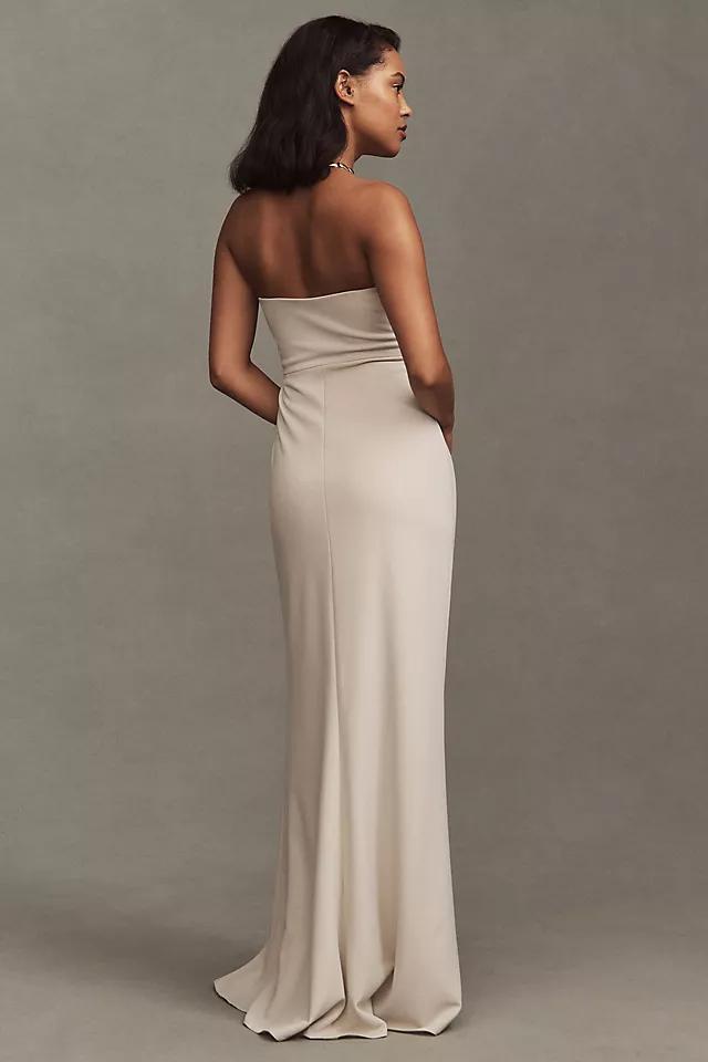 BHLDN Adalynn Strapless Stretch Crepe Maxi Gown Product Image