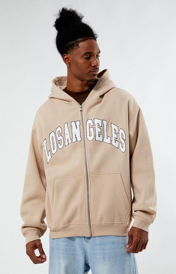 Men's Los Angeles Chenille Full Zip Hoodie Product Image