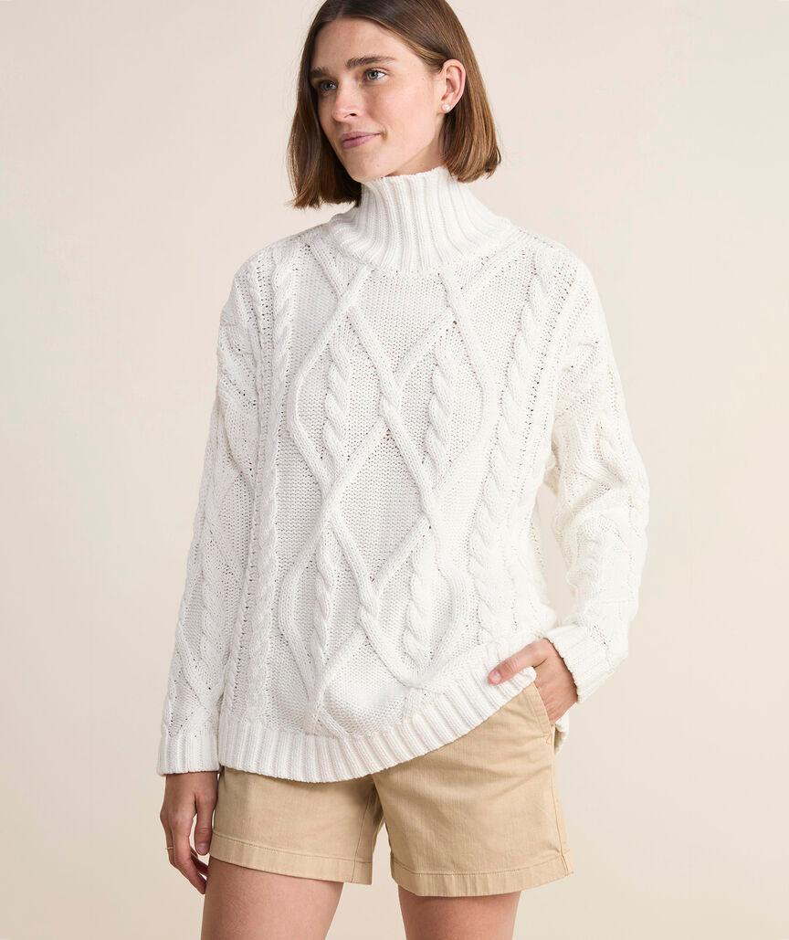 Oversized Fisherman Mockneck Sweater product image