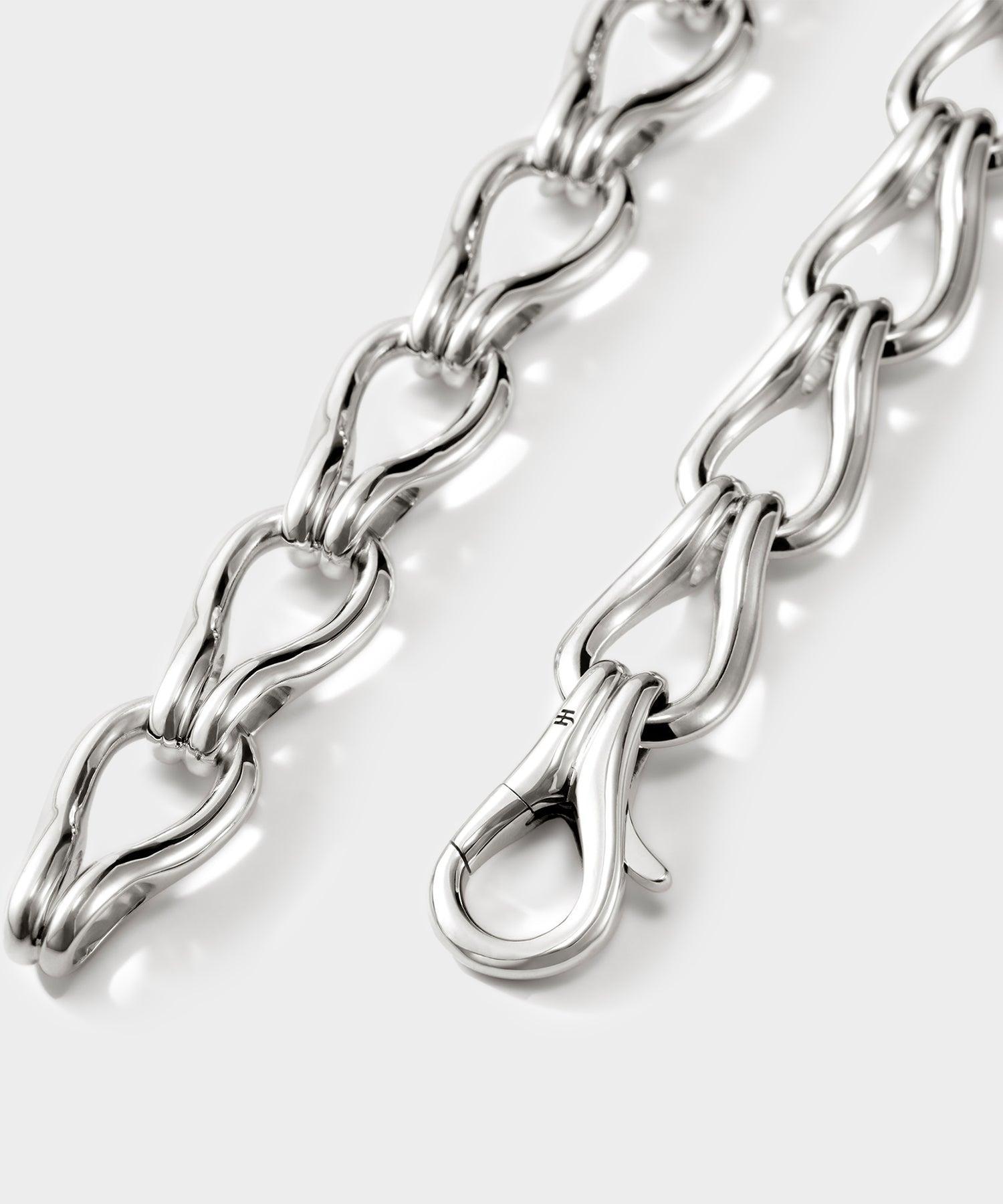 John Hardy Sterling Silver Surf Link Necklace Product Image