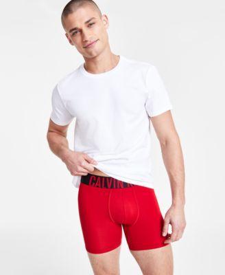 Calvin Klein Mens Cotton Classics 3 Pk. Crewneck T Shirts Intense Power 3 Pk. Boxer Briefs Product Image