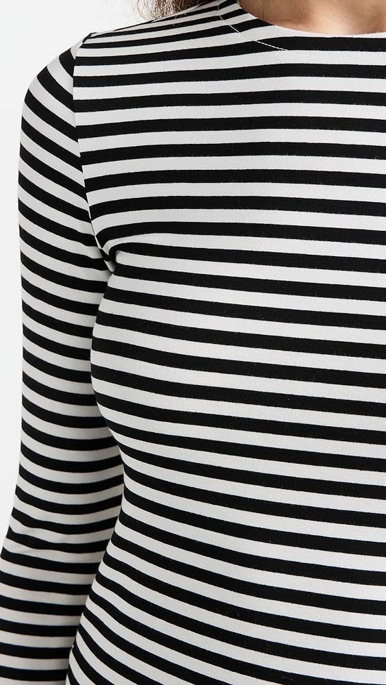 L'AGENCE Tess Crew Stripe Tee | Shopbop Product Image