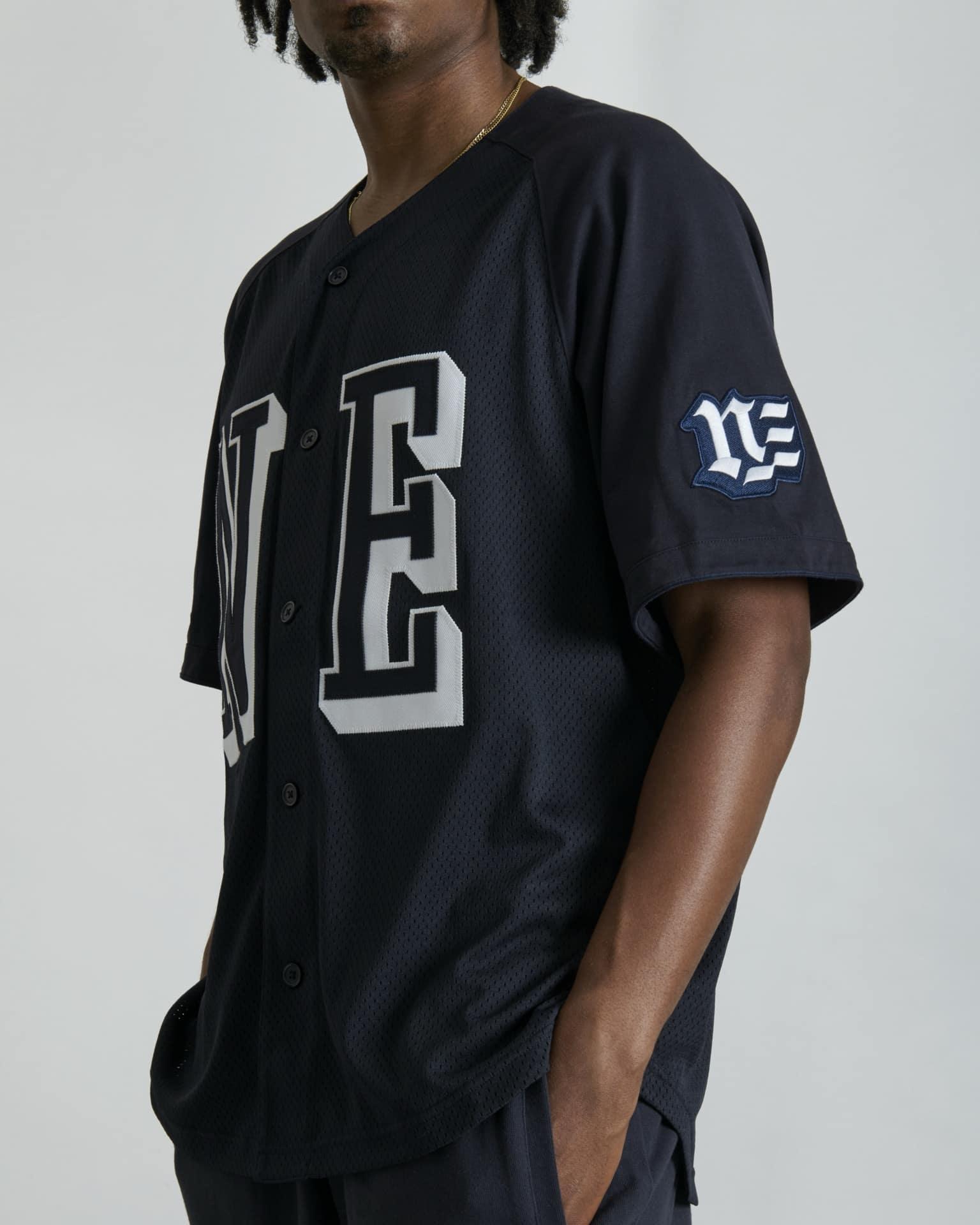 Brand New Era Warren Navy Raglan Baseball Jersey Male Product Image