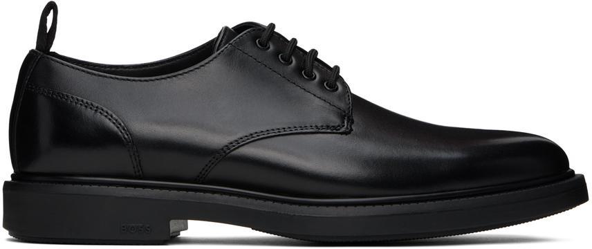 Black Lace-up Derbys In 001-black Product Image