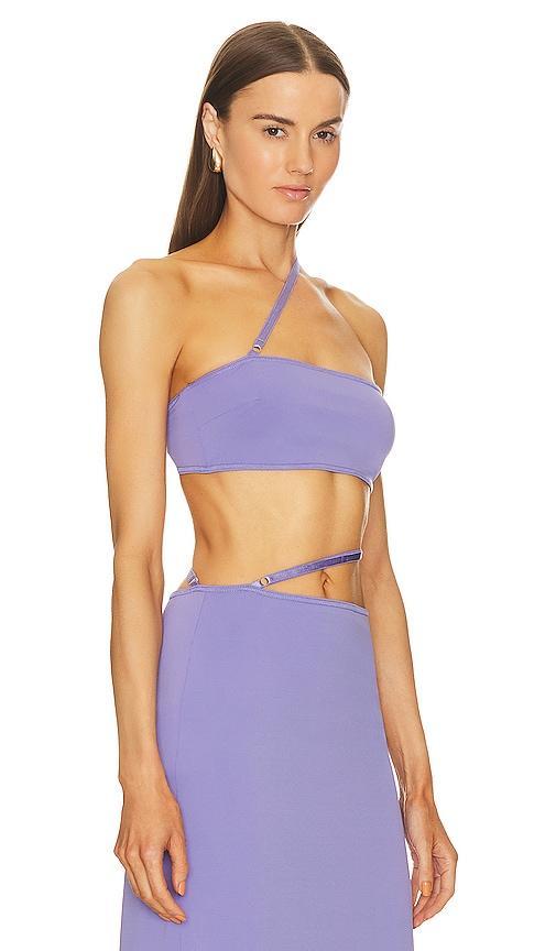 Bec + Bridge Zadie Crop Top in Lavendar. Product Image