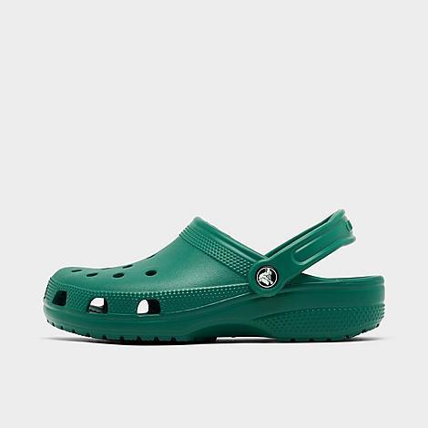 Crocs Womens Classic Clogs - Shoes Green/Emerald Product Image