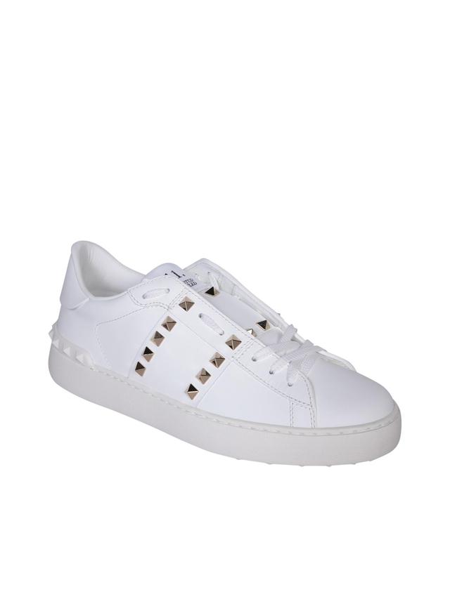 VALENTINO GARAVANI Rockstud Untitled White Sneakers Product Image