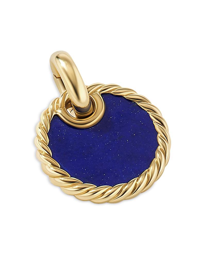 Womens DY Elements Disc Pendant In 18K Yellow Gold Product Image