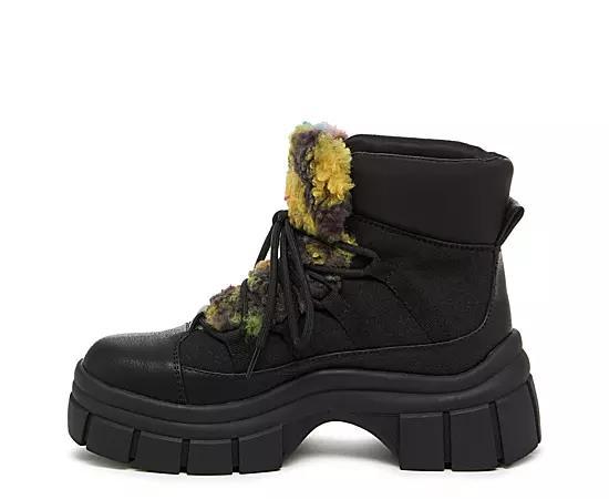 Womens Rocket Dog Tiger Platform Bootie Rainbow Product Image