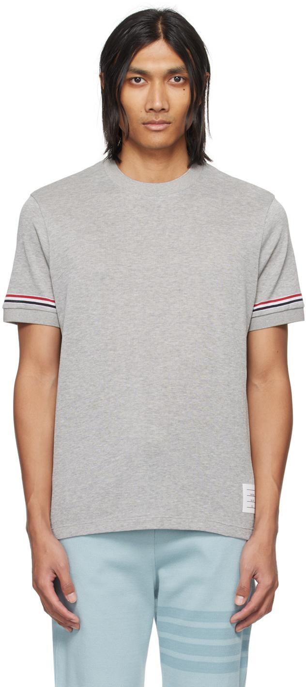 Gray Stripe T-shirt In 035 Med Grey Product Image