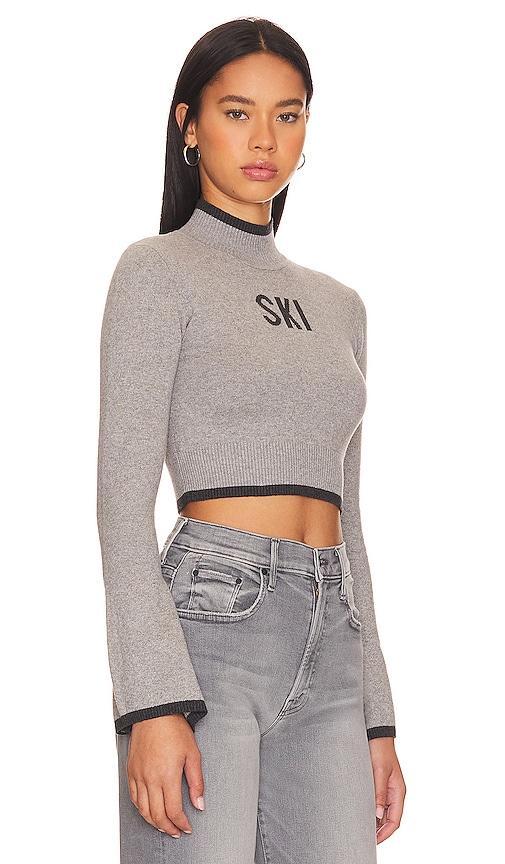 YEAR OF OURS Ski Bell Sleeve Cashmere Sweater in Grey. - size XL (also in L, M, S, XS) Product Image