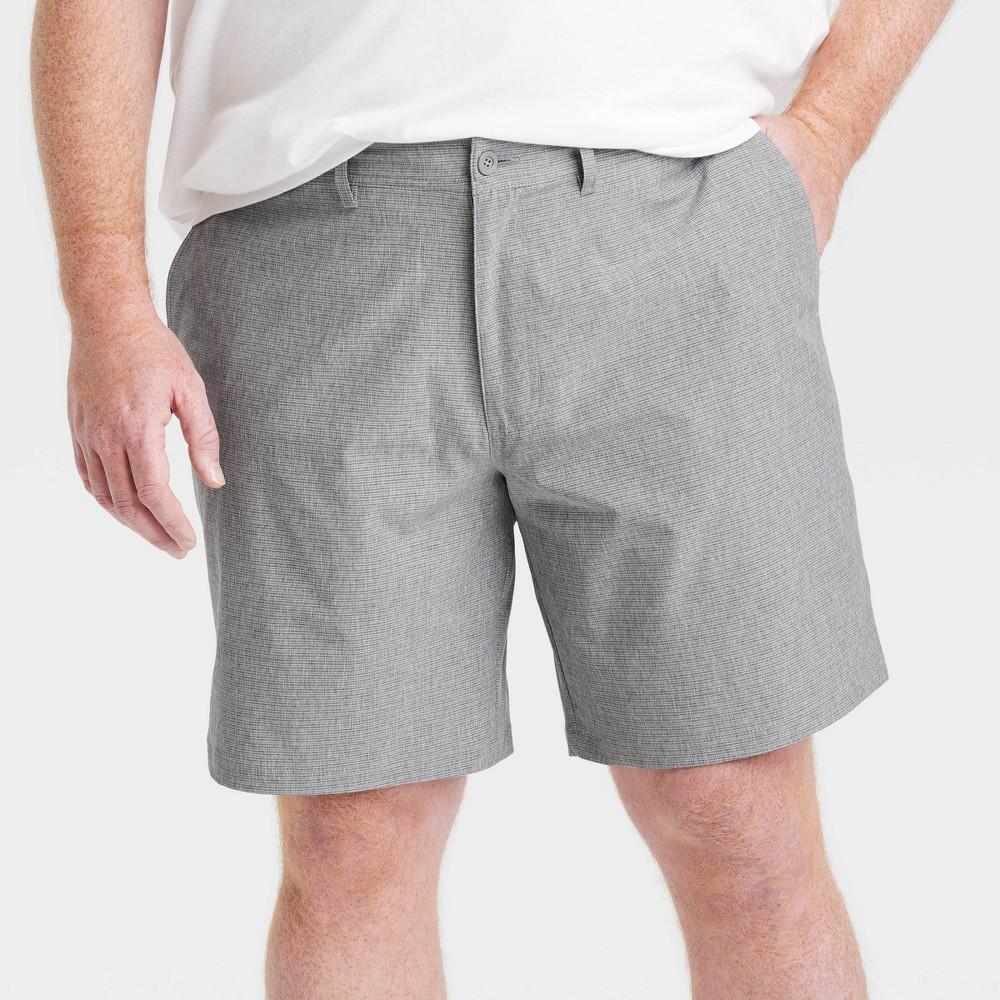 Mens Big & Tall 9 Hybrid Swim Shorts - Goodfellow & Co Gray 48 Product Image