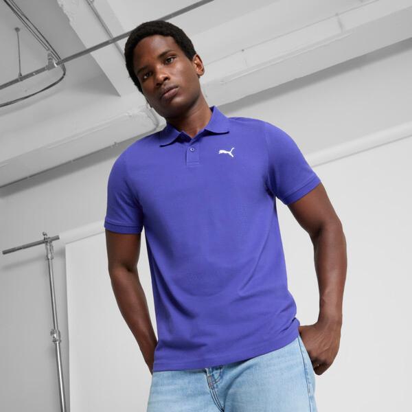 PUMA Essential Pique Men's Polo Shirt Product Image